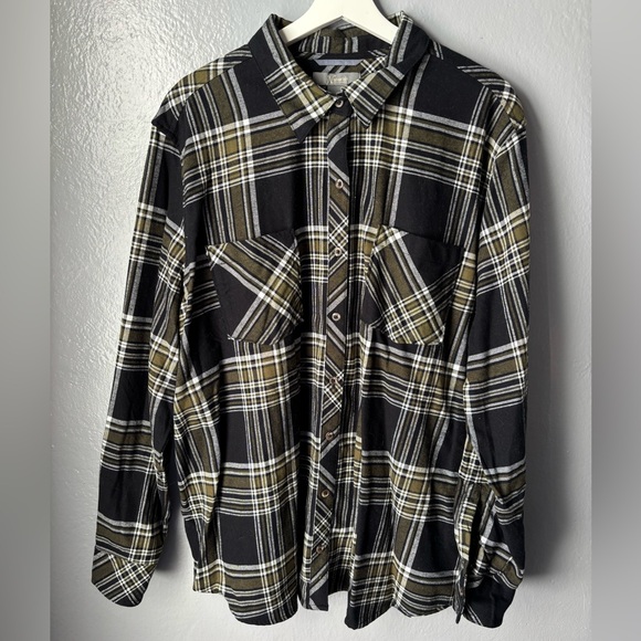 Natural Reflections NWT women’s 1x. Flannel button‎ up 100%cotton. - Picture 1 of 5
